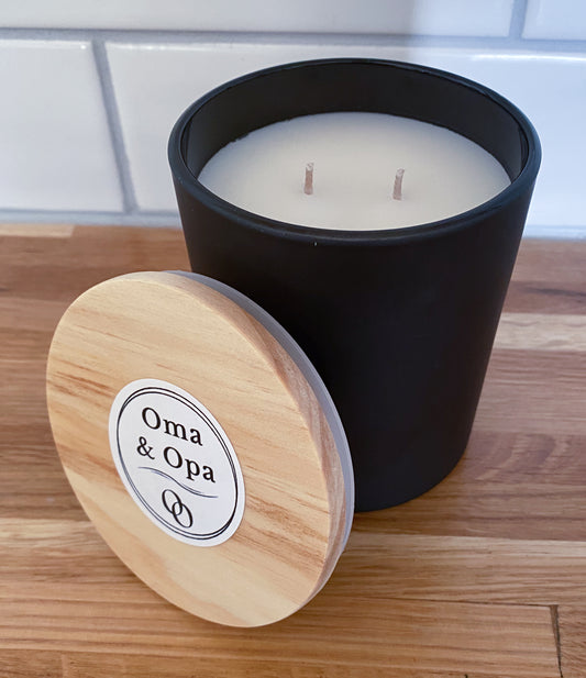 12 oz. Black Jar Candle