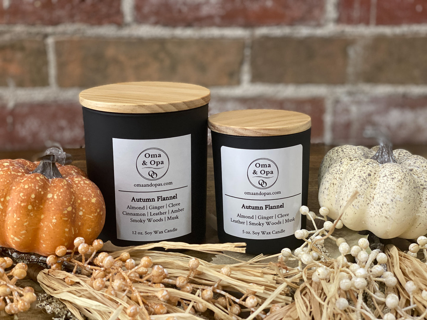 Autumn Flannel 12 oz Jar