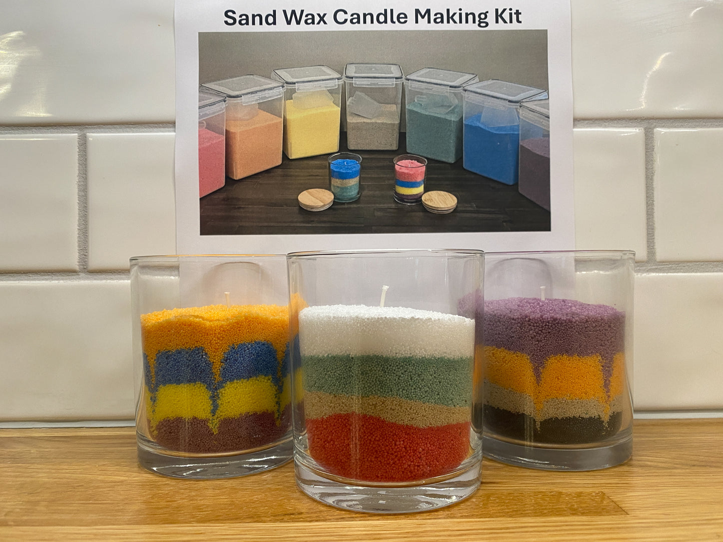 Sand Wax Candle Kit